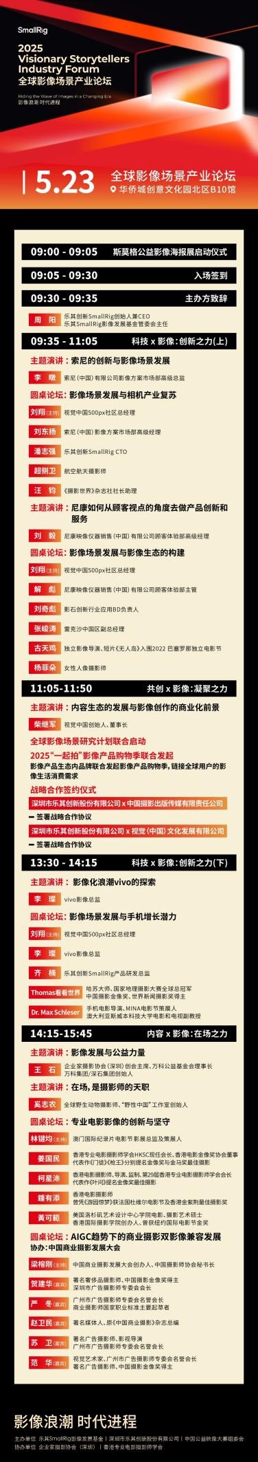 星空体育：聚焦2025SmallRig斯莫格全球影像场景产业论坛：洞察趋势共筑影像未来(图2)