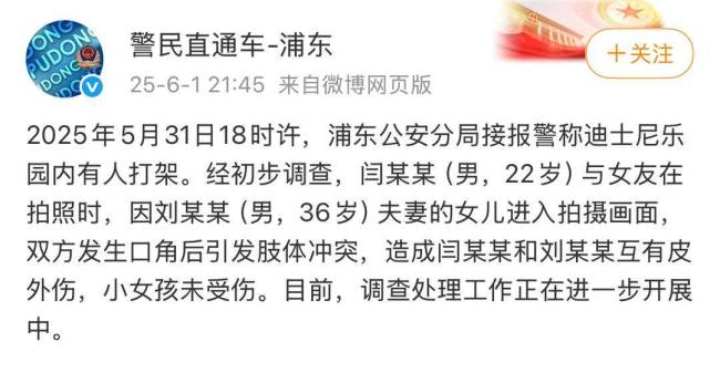 媒体评游客因小孩进入拍摄画面打架迪士尼冲突引热议(图2)