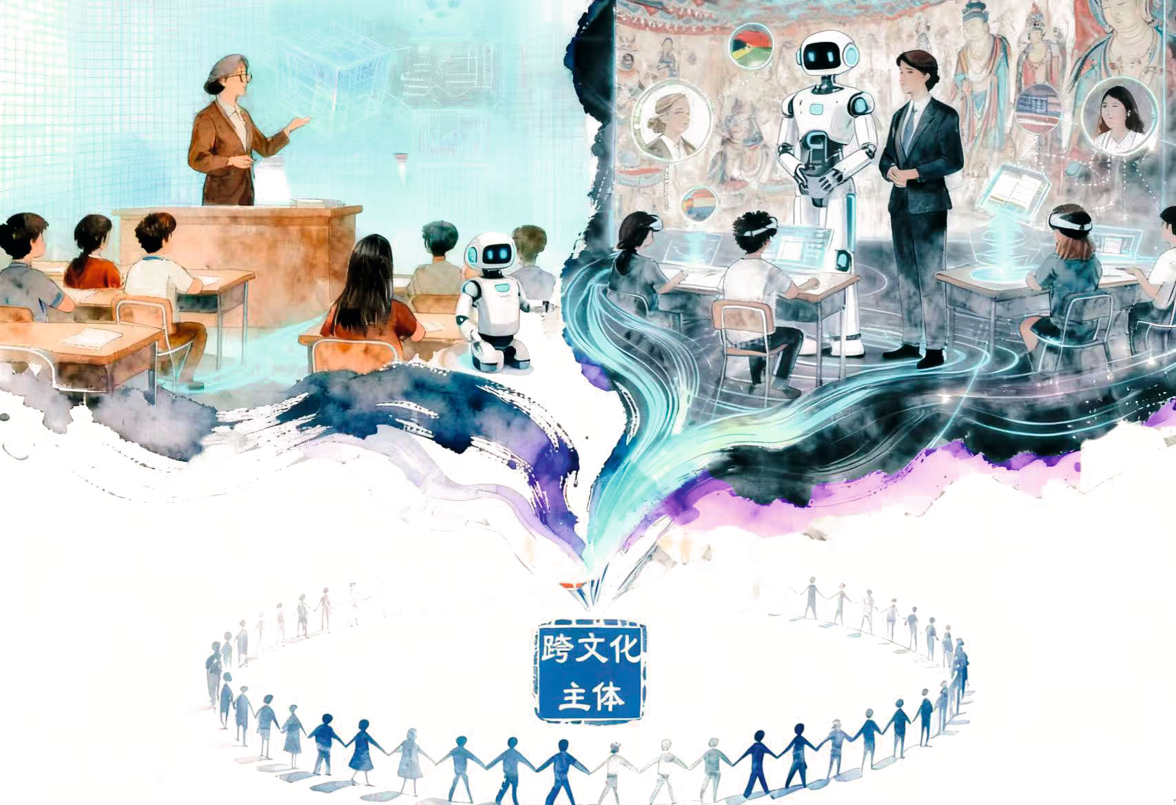 星空体育网站：人工智能时代的教育国际传播机理、挑战与应对(图2)