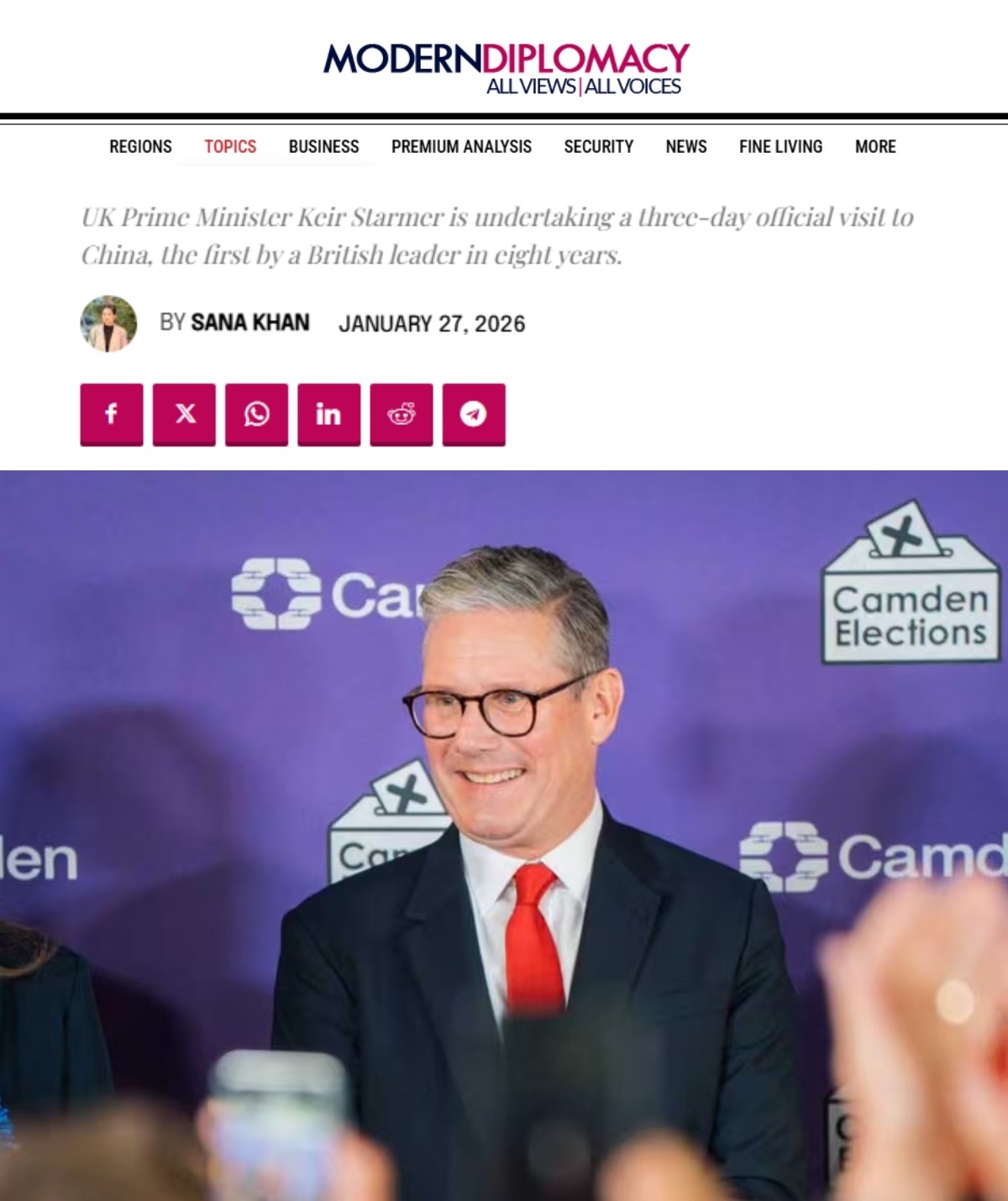 全球媒体聚焦欧洲媒体：斯塔默访华将重塑英中关系纽带(图3)