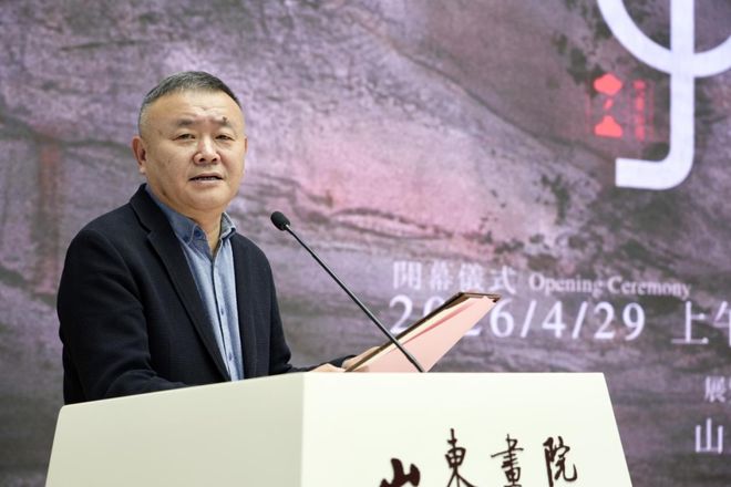 星空体育网站：现场云山问道——李岗中国画作品展在山东画院启幕(图10)